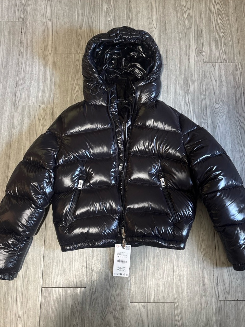 BRAND NEW WITH TAGS! 🏷️ Zara XS Puffer jacket black